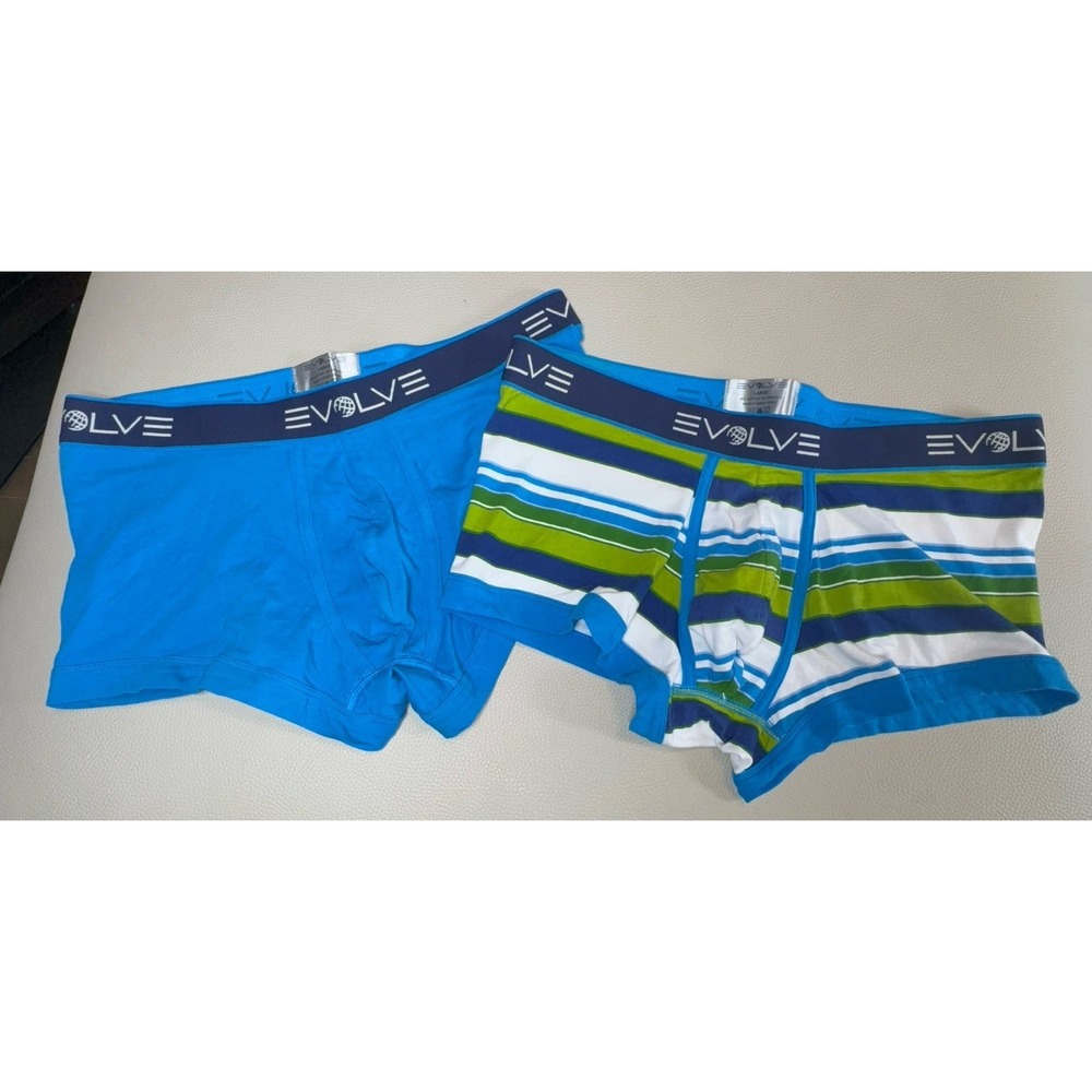 Two pairs men's size LARGE Evolve boxer briefs underwear. Like new if not NWOT.